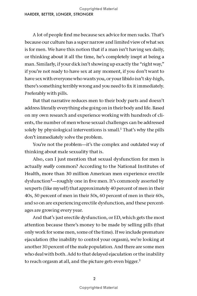 Harder, Better, Longer, Stronger: Science, Skills, and Secrets for the Best Sex of Your Life (Hardback)